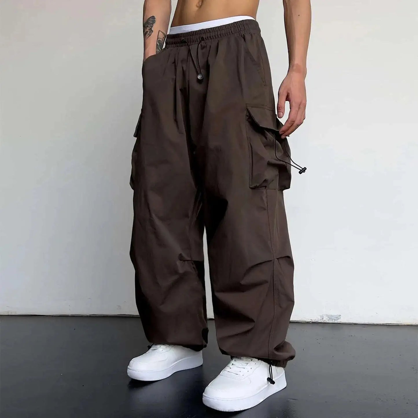 Harajuku Cargo Parachute Pants