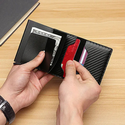 Sleek RFID Aluminum Wallet for Cards