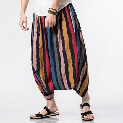 Oversized Men Casual Loose Cross Pants