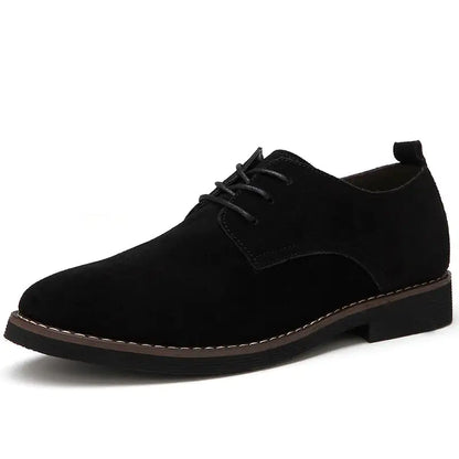 The Roxida - Suede Leather Oxford Casual Shoes For Men