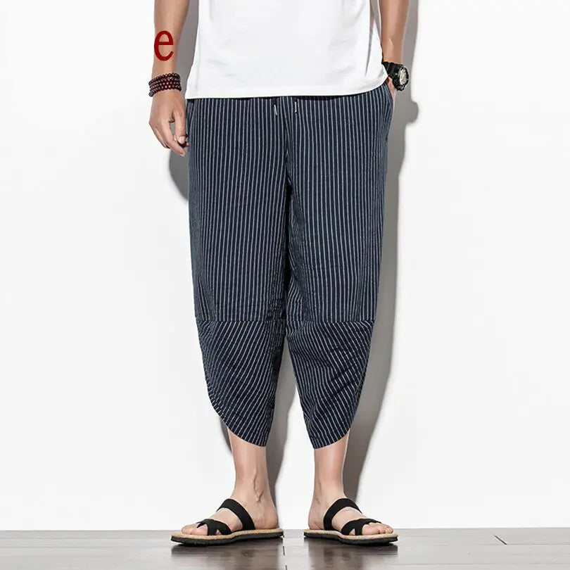 Chinese Style Casual Pants Men