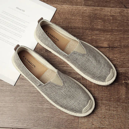 Breathable Linen Canvas Casual Shoes