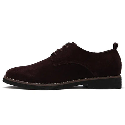 The Roxida - Suede Leather Oxford Casual Shoes For Men