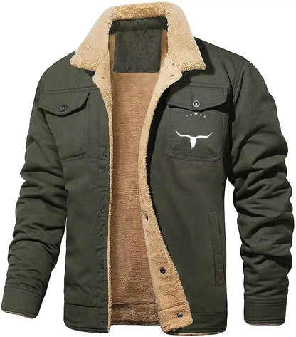 Casual Winter Jacket Single Breasted Warm Outerwear