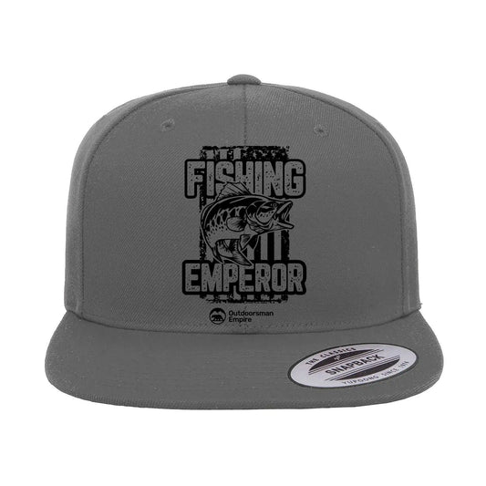 Fishing Emperor v4 Embroidered Flat Bill Cap