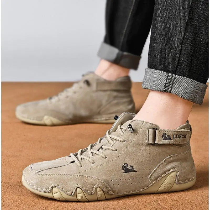 Italian Suede Casual Shoes for a Healthy Posture