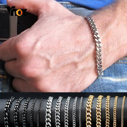 Chunky Miami Curb Chain Bracelet for Men