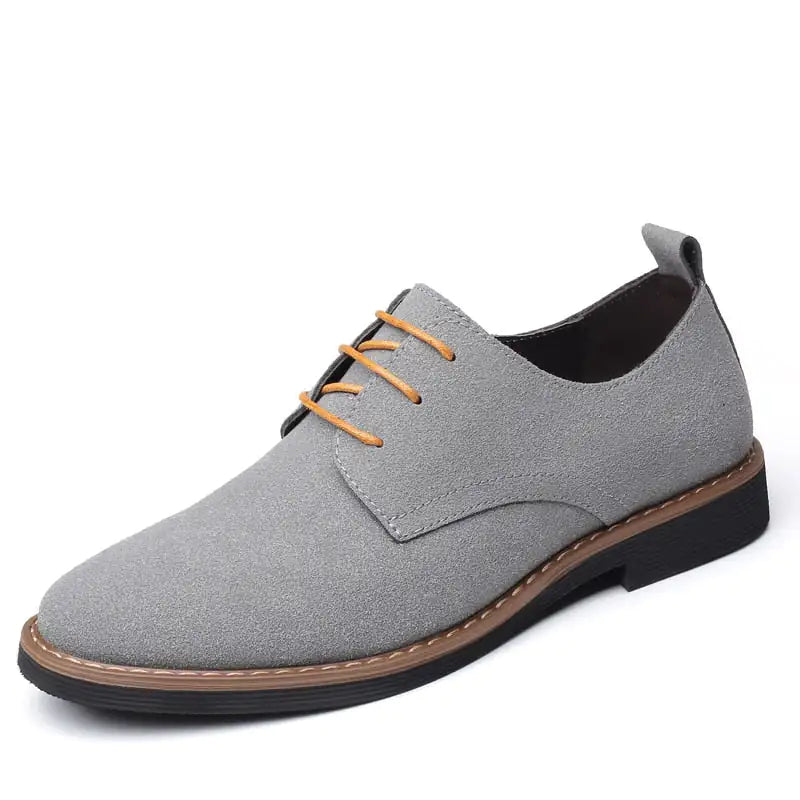 The Roxida - Suede Leather Oxford Casual Shoes For Men