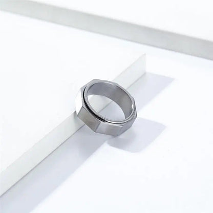 Spinning Hexagon Ring