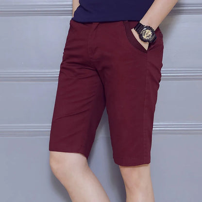 Slim Fit Cotton Shorts for Men