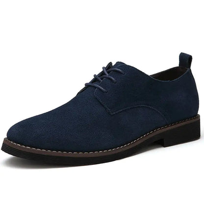 The Roxida - Suede Leather Oxford Casual Shoes For Men