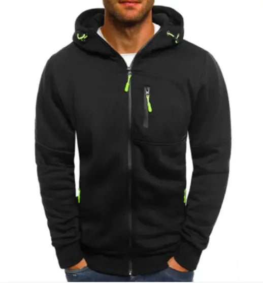 Men Hoodie Cotton Jacket