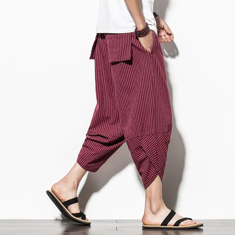 Chinese Style Casual Pants Men