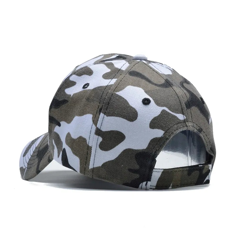 Snow Camo Baseball Cap