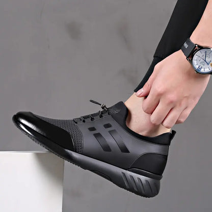 2024 Men's Shoes Quality Lycra+ Cow Leather Shoes Brand