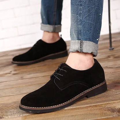 The Roxida - Suede Leather Oxford Casual Shoes For Men