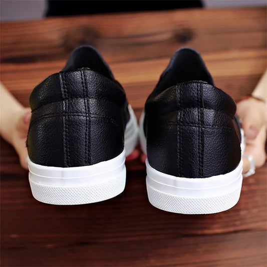 Classic Men Slip On Leather Casual Shoes