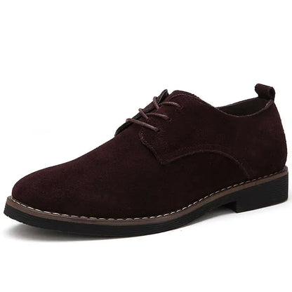 The Roxida - Suede Leather Oxford Casual Shoes For Men