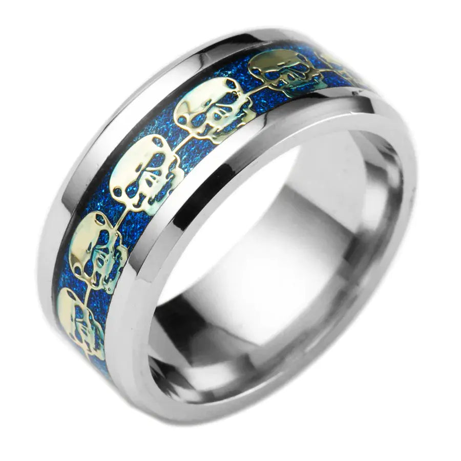 Stainless Steel Skull Ring For Men