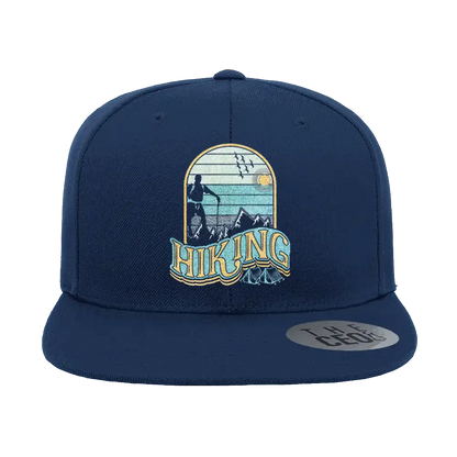 Adventure Is Calling Embroidered Flat Bill Cap