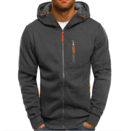 Men Hoodie Cotton Jacket