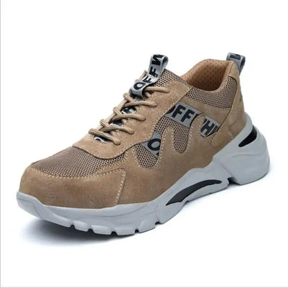 Men Steel Toe Safety Work Outdoor Shoes