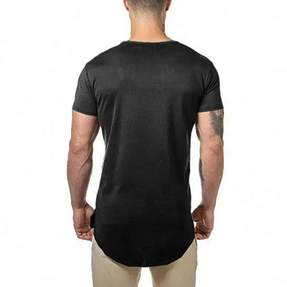 Solid Cotton Short Sleeve T-Shirt