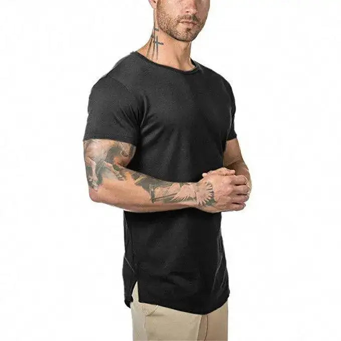 Solid Cotton Short Sleeve T-Shirt