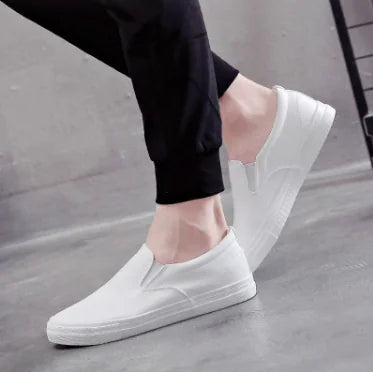 Classic Men Slip On Leather Casual Shoes