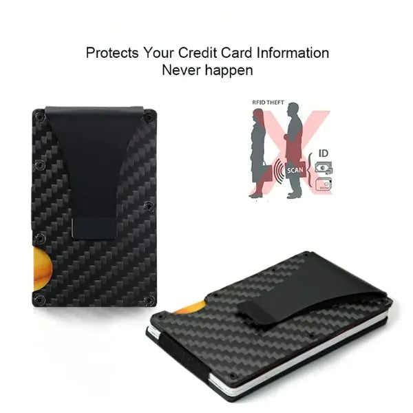 Carbon Fiber Slim Wallet for Men