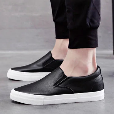 Classic Men Slip On Leather Casual Shoes